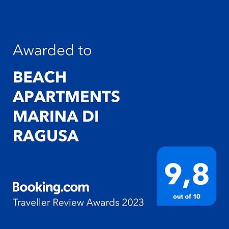 Beach Apartments Marina Di Ragusa Eksteriør billede